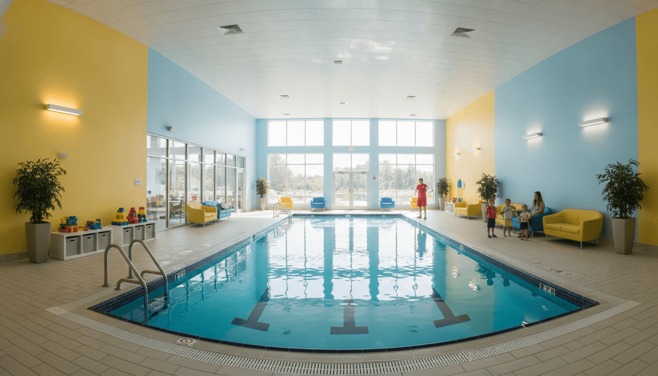 The bright Little Otters swim school facility